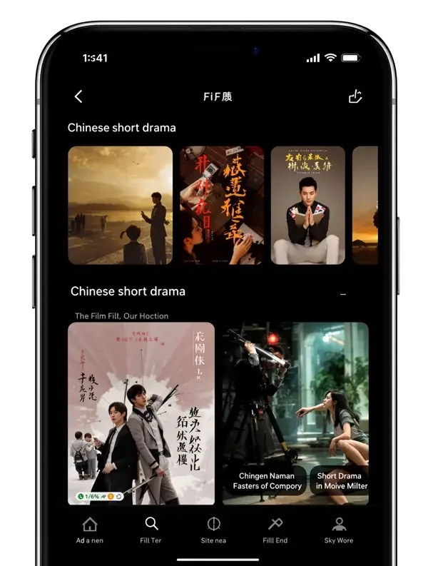九一影视 APP 分类浏览